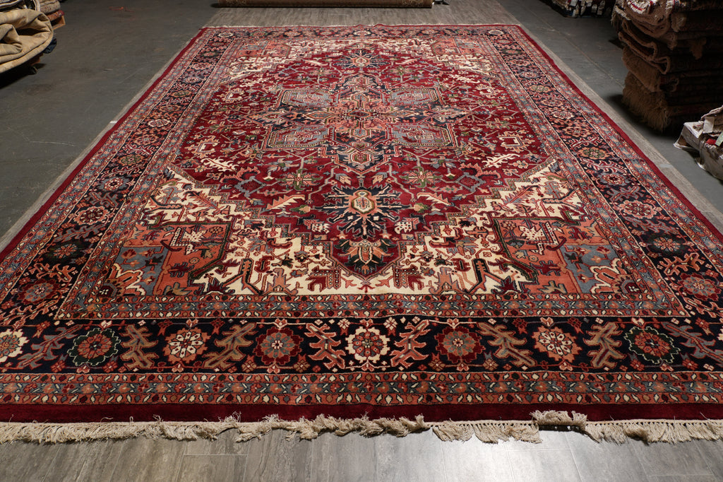 11.7 x 18.2 Quality Heriz Rug Rich Tribal #LA-53131