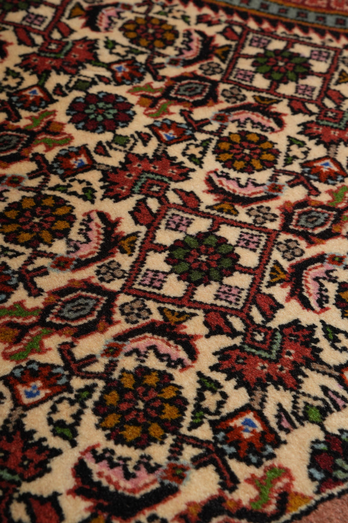 6.5 x 8.7 Ivory Fine Persian Bijar Rug Iran Carpet - view 8