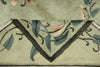 Load image into Gallery viewer, 5.8 x 8.8 Green French Aubusson Hooked Rug #PIX-1195