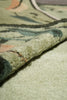 Load image into Gallery viewer, 5.8 x 8.8 Green French Aubusson Hooked Rug #PIX-1195