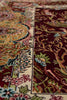Load image into Gallery viewer, 4 x 3  Scenery Trees Birds Deers Bamboo Silk Rug #PIX-59156
