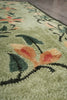 Load image into Gallery viewer, 5.8 x 8.8 Green French Aubusson Hooked Rug #PIX-1195