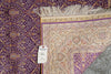 Load image into Gallery viewer, 3.4 x 5 Hereke Pattern Purple Bamboo Silk Rug #PIX-55802
