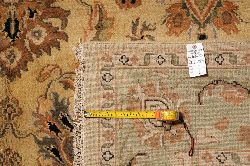 9 x 17.8 Unique Long Size Handmade Agra Rug #PIX-12594