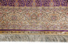 Load image into Gallery viewer, 3.4 x 5 Hereke Pattern Purple Bamboo Silk Rug #PIX-55802