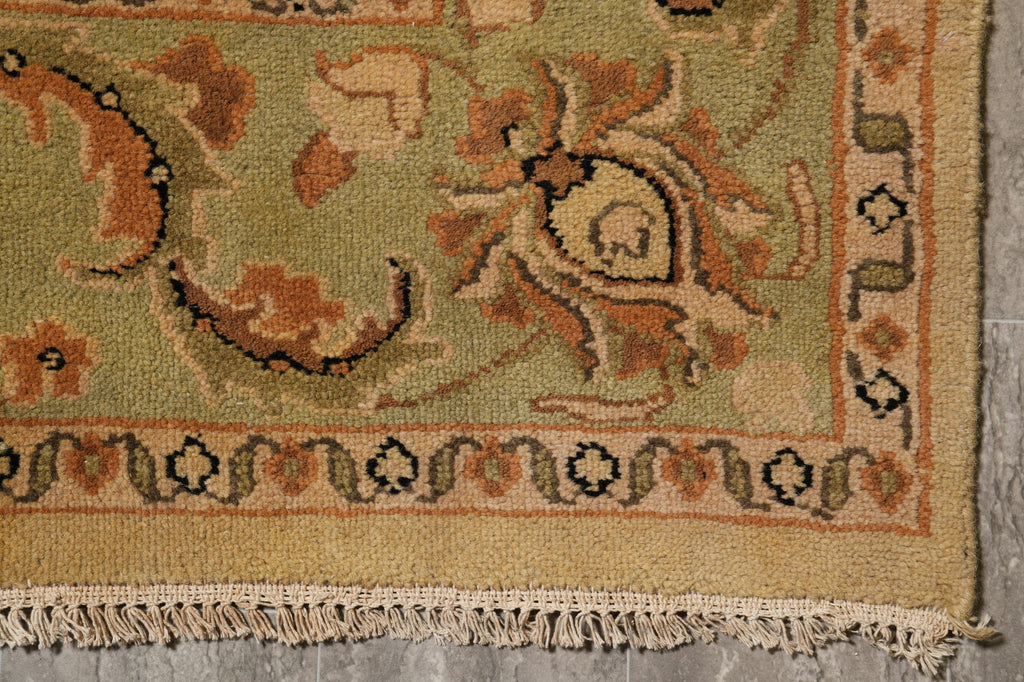 9 x 17.8 Unique Long Size Handmade Agra Rug #PIX-12594