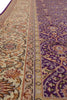 Load image into Gallery viewer, 3.4 x 5 Hereke Pattern Purple Bamboo Silk Rug #PIX-55802