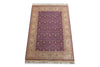 Load image into Gallery viewer, 3.4 x 5 Hereke Pattern Purple Bamboo Silk Rug