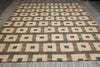 Load image into Gallery viewer, 9.4 x 11.5 Handmade Flat Weave Wool Lauren Rug Contemporary #PIX-14610