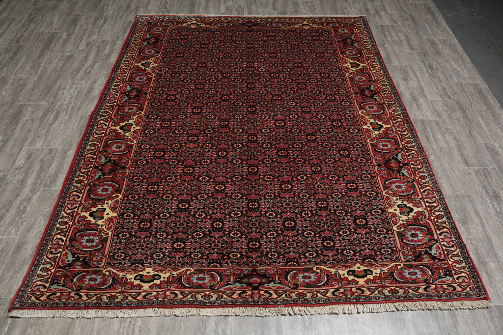 6.4 x 8.5 High End Genuine Persian Bijar Rug Iran Rug #B-72730