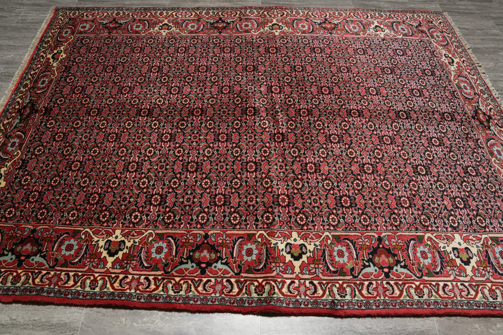 6.4 x 8.5 High End Genuine Persian Bijar Rug Iran Rug #B-72730