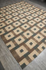 Load image into Gallery viewer, 9.4 x 11.5 Handmade Flat Weave Wool Lauren Rug Contemporary #PIX-14610