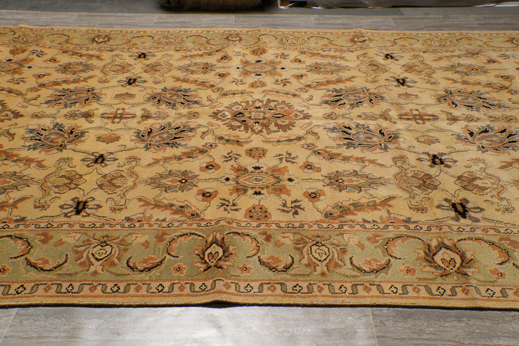 9 x 17.8 Unique Long Size Handmade Agra Rug #PIX-12594