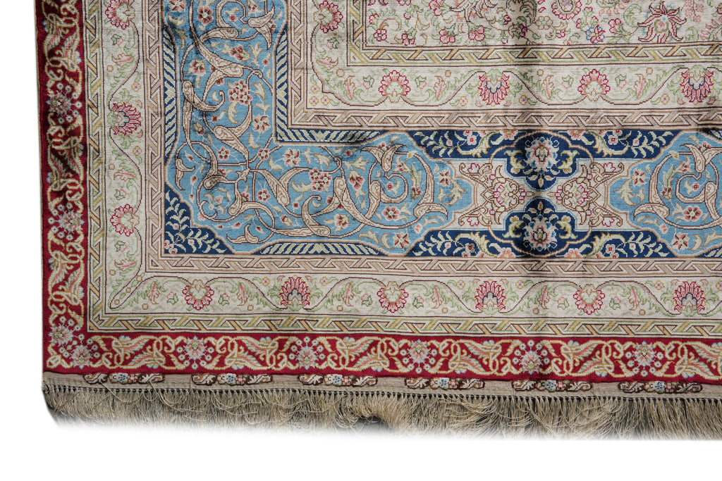 8 x 10 Hand-Knotted Bamboo Silk Elegant Fancy Carpet #PIX-58550