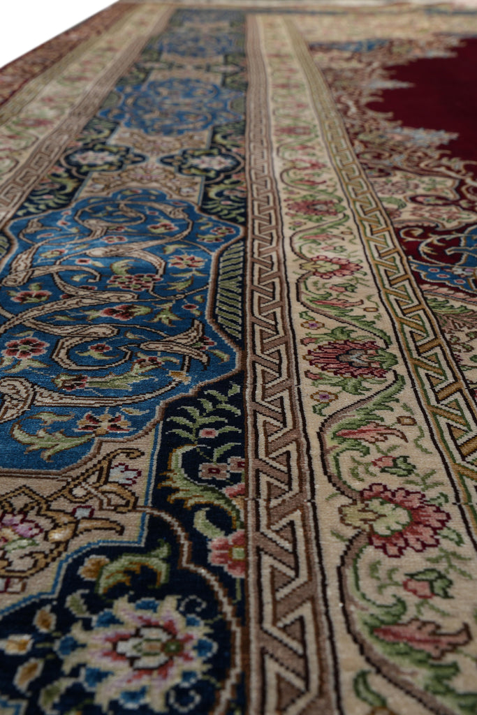 8 x 10 Hand-Knotted Bamboo Silk Elegant Fancy Carpet #PIX-58550