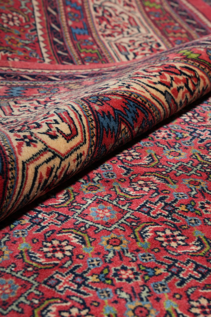 6.7 x 9.4 Pinkish High End Persian Bijar Rug - view 12
