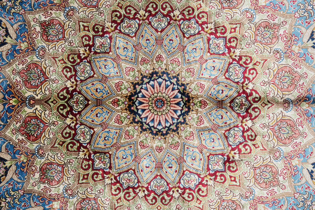 8 x 10 Hand-Knotted Bamboo Silk Elegant Fancy Carpet #PIX-58550