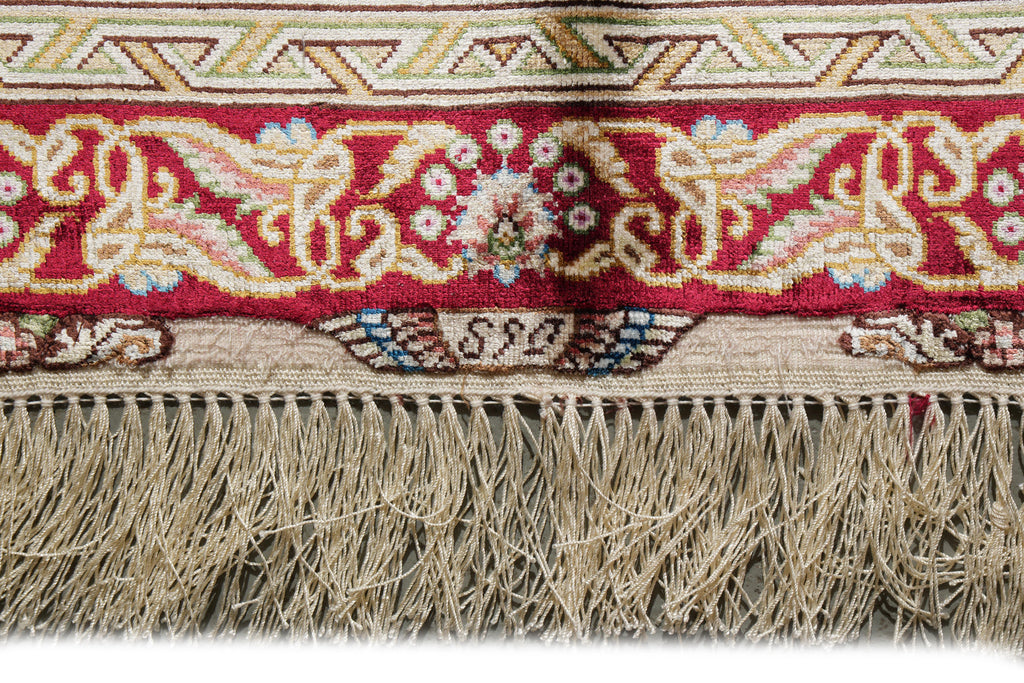 8 x 10 Hand-Knotted Bamboo Silk Elegant Fancy Carpet #PIX-58550