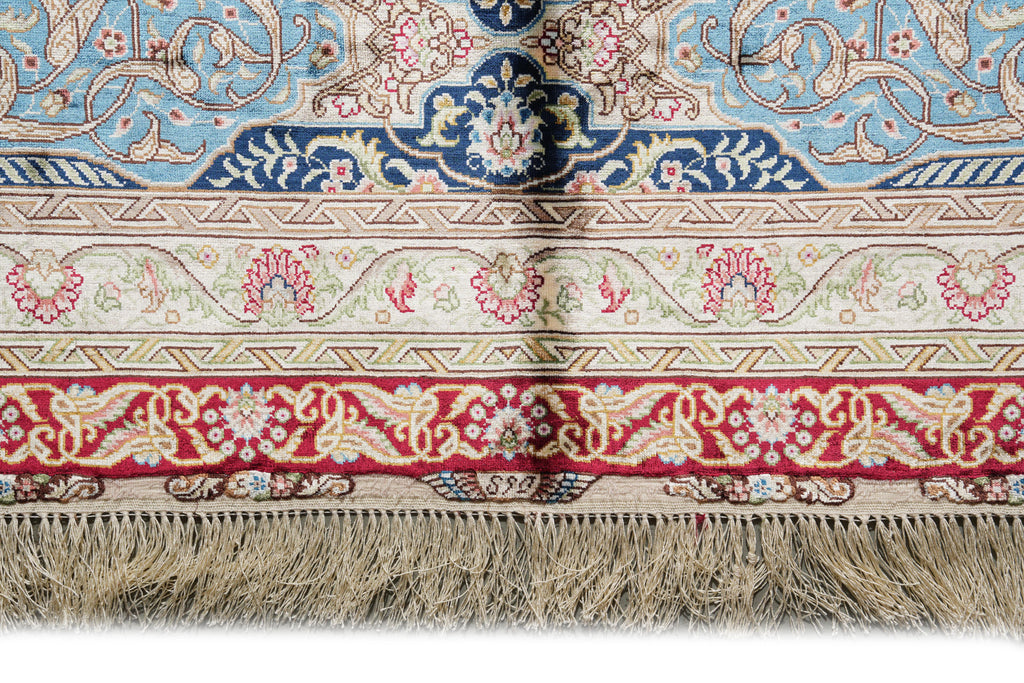 8 x 10 Hand-Knotted Bamboo Silk Elegant Fancy Carpet #PIX-58550