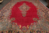 Load image into Gallery viewer, 13 x 21 Semi- Antique Persian Kerman Rug Open Red Field #PIX-778