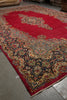 Load image into Gallery viewer, 13 x 21 Semi- Antique Persian Kerman Rug Open Red Field #PIX-778