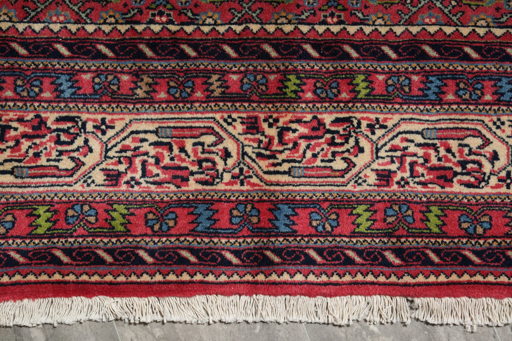 6.7 x 9.4 Pinkish High End Persian Bijar Rug - view 14