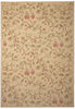Load image into Gallery viewer, 9 x 12.9 Flat Weave Rug Handmade French Country Floral #PIX-14908