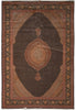 Load image into Gallery viewer, 13.2 x 19.4 High end Quality Persian Tabriz Mahi Rug 400 KPSI Black