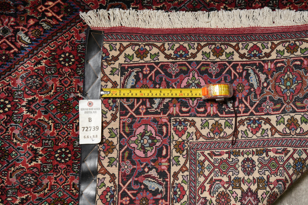6.6 x 8.8 Quality Persian Bijar Rug - view 15