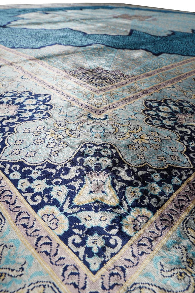 9 x 12 Hand-Knotted Bamboo Silk Exotic Carpet Rug #PIX-59234