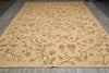 Load image into Gallery viewer, 9 x 12.9 Flat Weave Rug Handmade French Country Floral #PIX-14908