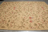 Load image into Gallery viewer, 9 x 12.9 Flat Weave Rug Handmade French Country Floral #PIX-14908