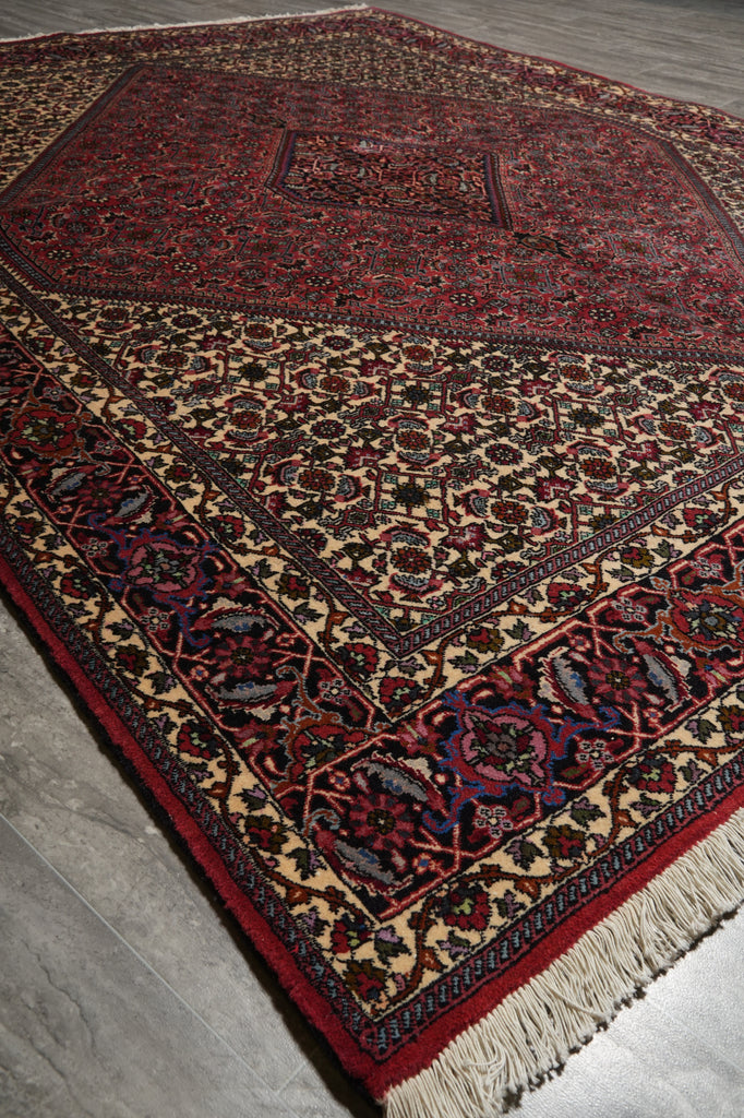 6.6 x 8.8 Quality Persian Bijar Rug - view 6
