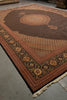 Load image into Gallery viewer, 13.2 x 19.4 High end Quality Persian Tabriz Mahi Rug 400 KPSI Black #B-78934