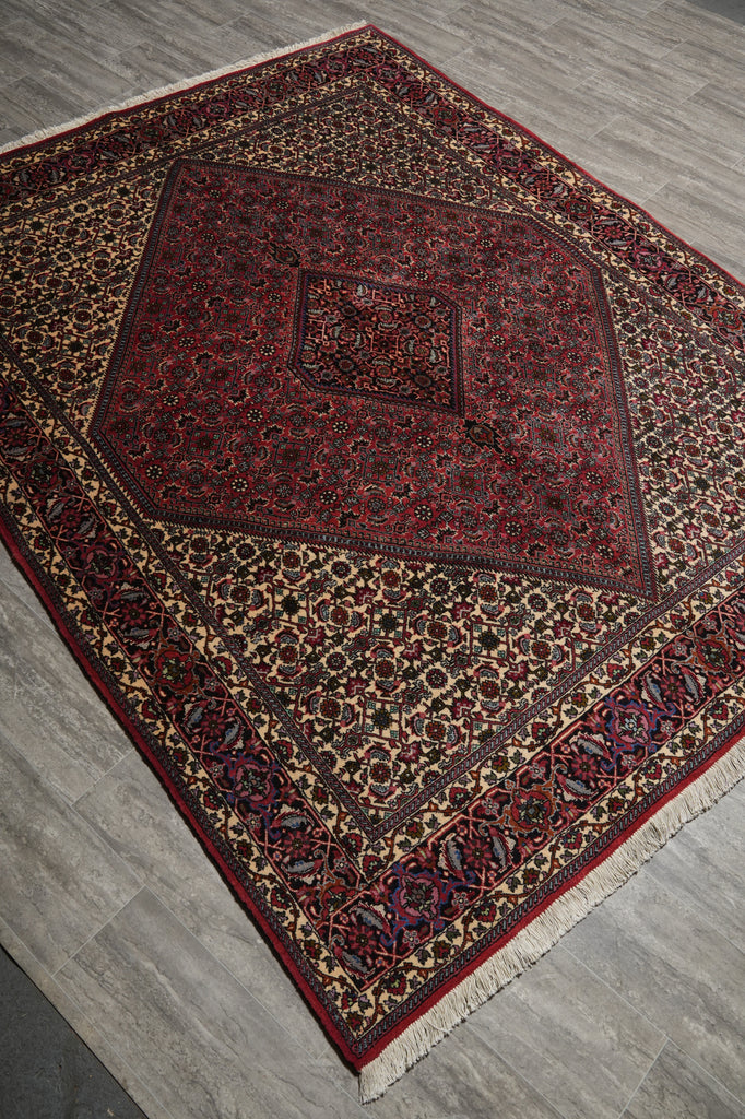 6.6 x 8.8 Quality Persian Bijar Rug - view 5