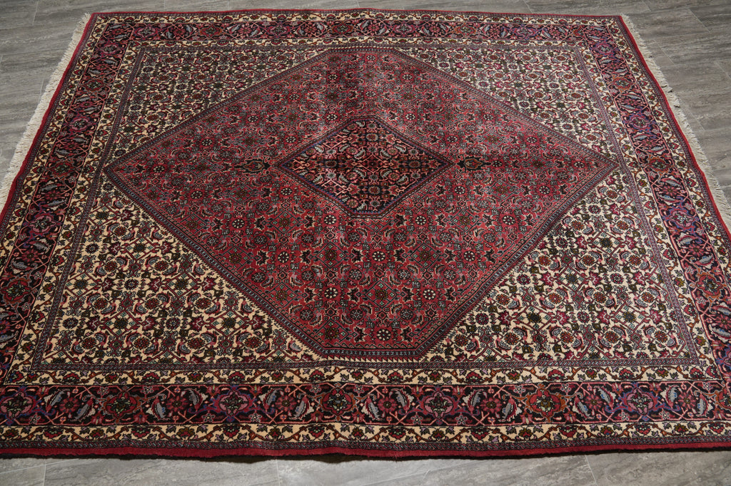6.6 x 8.8 Quality Persian Bijar Rug - view 4