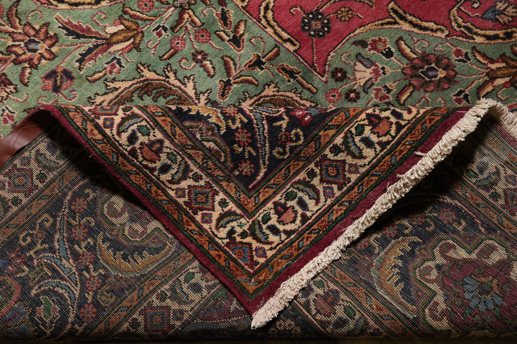 11 x 18 Pre-Owned Persian Tabriz Wool Large Rug #PIX-12770