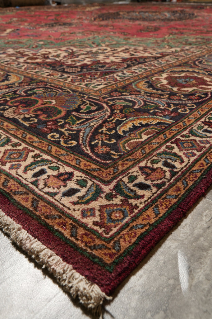11 x 18 Pre-Owned Persian Tabriz Wool Large Rug #PIX-12770
