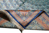 Load image into Gallery viewer, 6 x 9 Silk Rug Turquoise Dom #PIX-59281