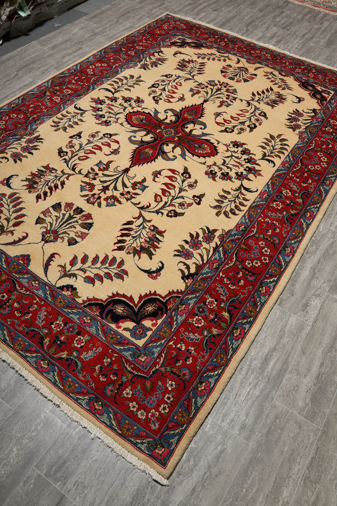 7 x 10.4 Quality Persian Tribal Sarouk Rug - view 5