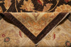 Load image into Gallery viewer, 12 x 14.6 Natural Brown Wool Ghazni Chobi Peshawar Rug #PIX-9897