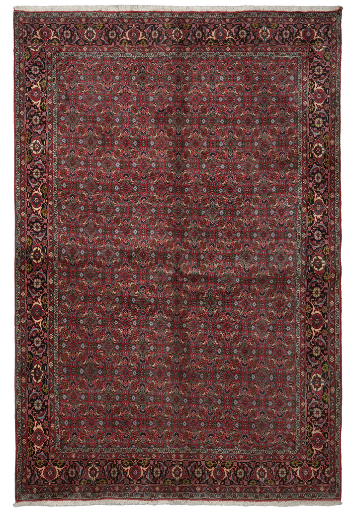 7' x 10' High End Persian Bijar Herati All Over Rug