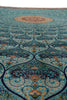 Load image into Gallery viewer, 6 x 9 Silk Rug Turquoise Dom #PIX-59281