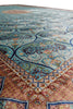 Load image into Gallery viewer, 6 x 9 Silk Rug Turquoise Dom #PIX-59281