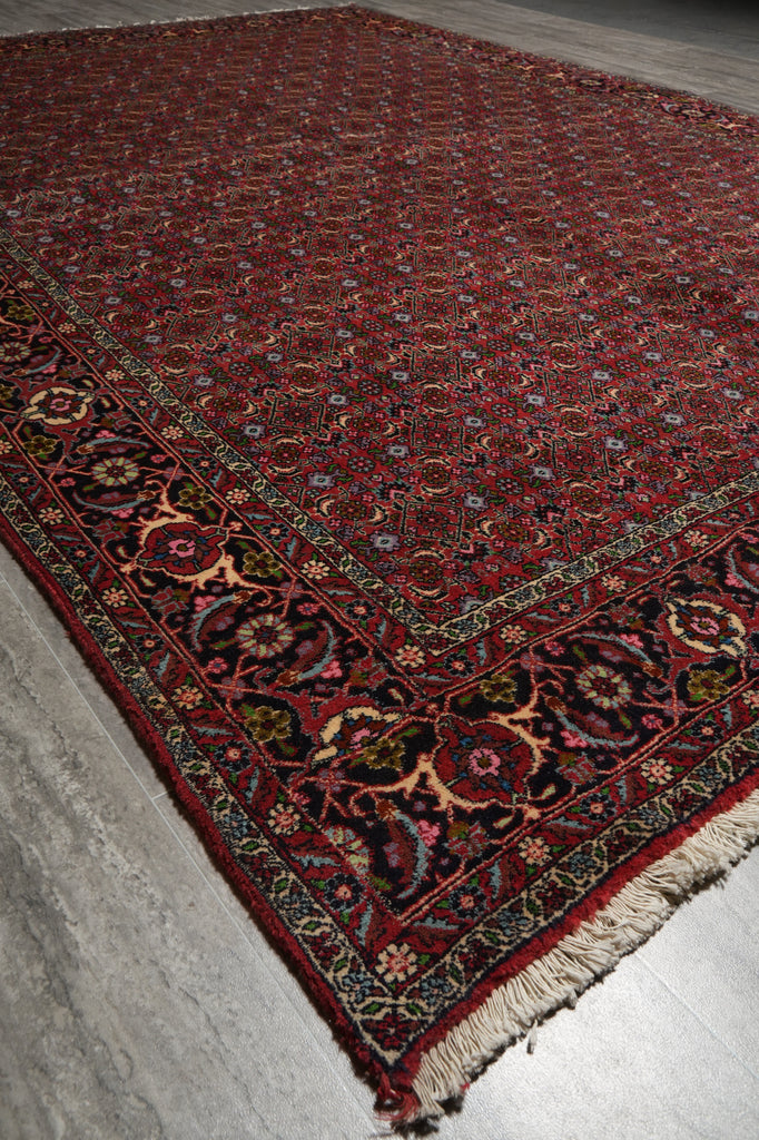 7' x 10' High End Persian Bijar Herati All Over Rug - view 6