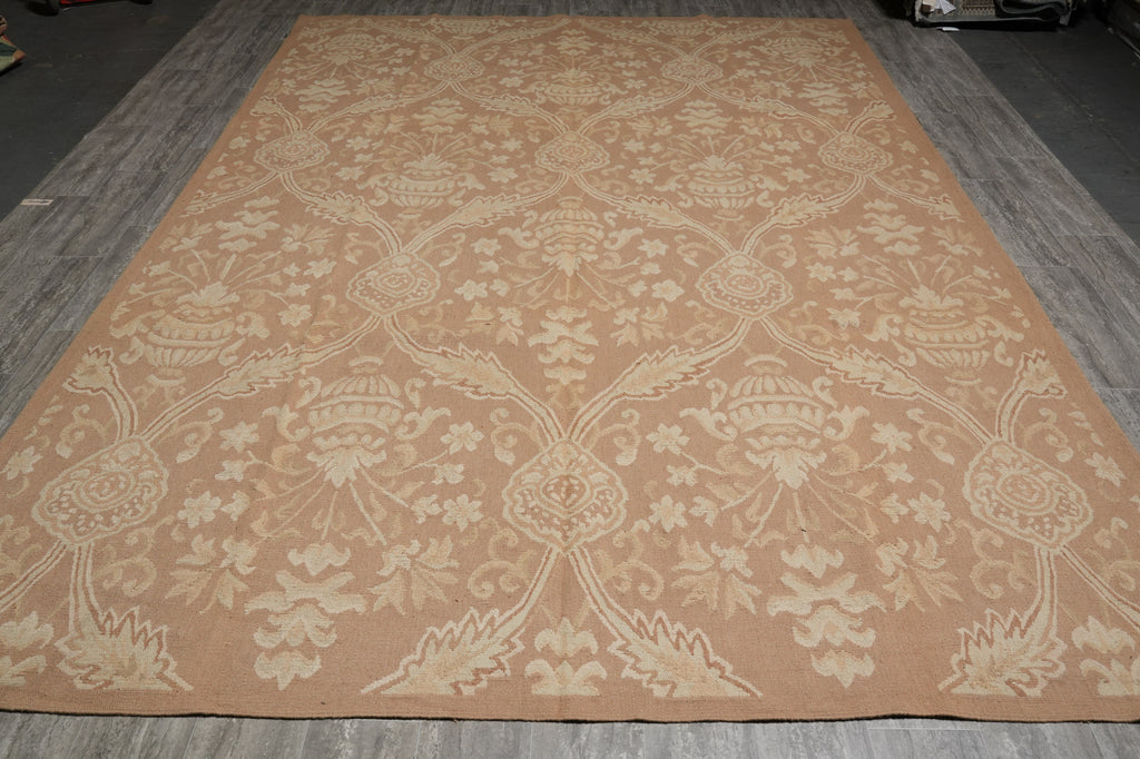 9 x 13 Flat weave Handmade Lauren Rug French #PIX-14079