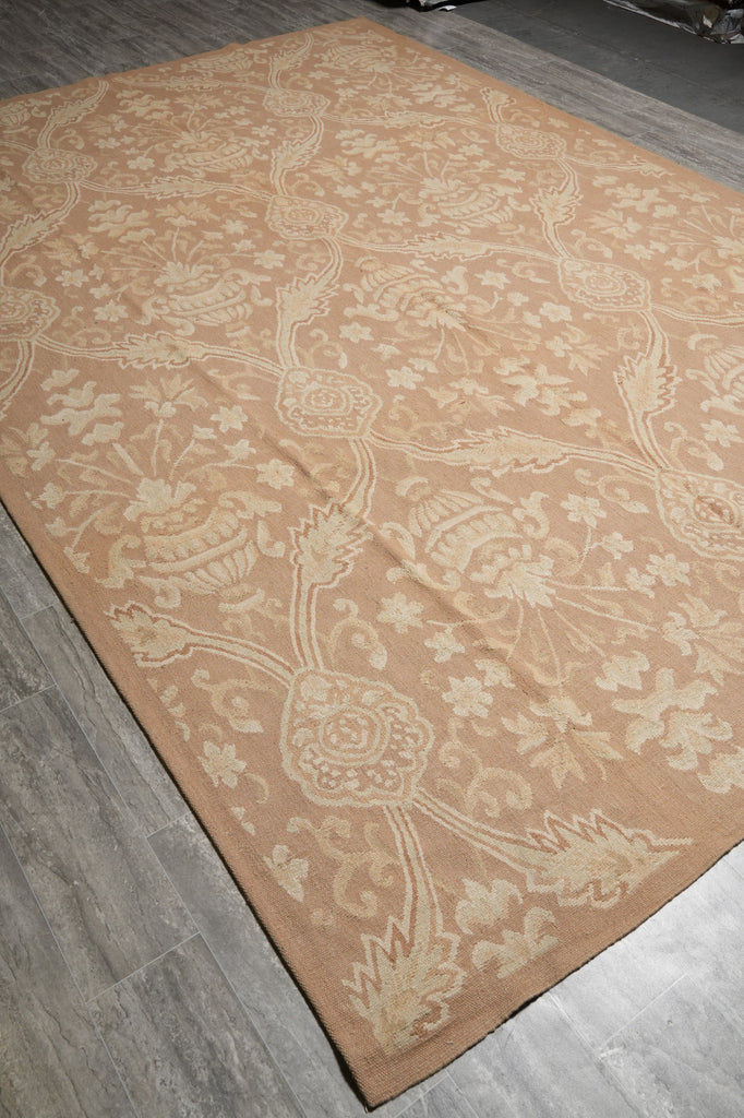 9 x 13 Flat weave Handmade Lauren Rug French #PIX-14079