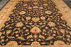 Load image into Gallery viewer, 12 x 14.6 Natural Brown Wool Ghazni Chobi Peshawar Rug #PIX-9897