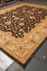 Load image into Gallery viewer, 12 x 14.6 Natural Brown Wool Ghazni Chobi Peshawar Rug #PIX-9897