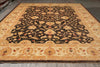 Load image into Gallery viewer, 12 x 14.6 Natural Brown Wool Ghazni Chobi Peshawar Rug #PIX-9897